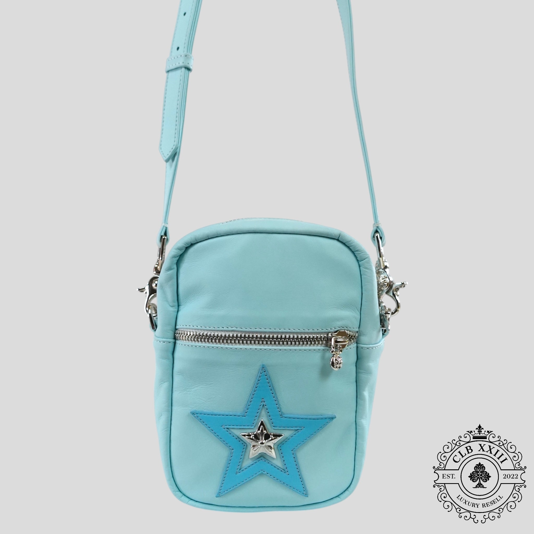 Chrome Hearts Star Patch Takka Bag in Blue
