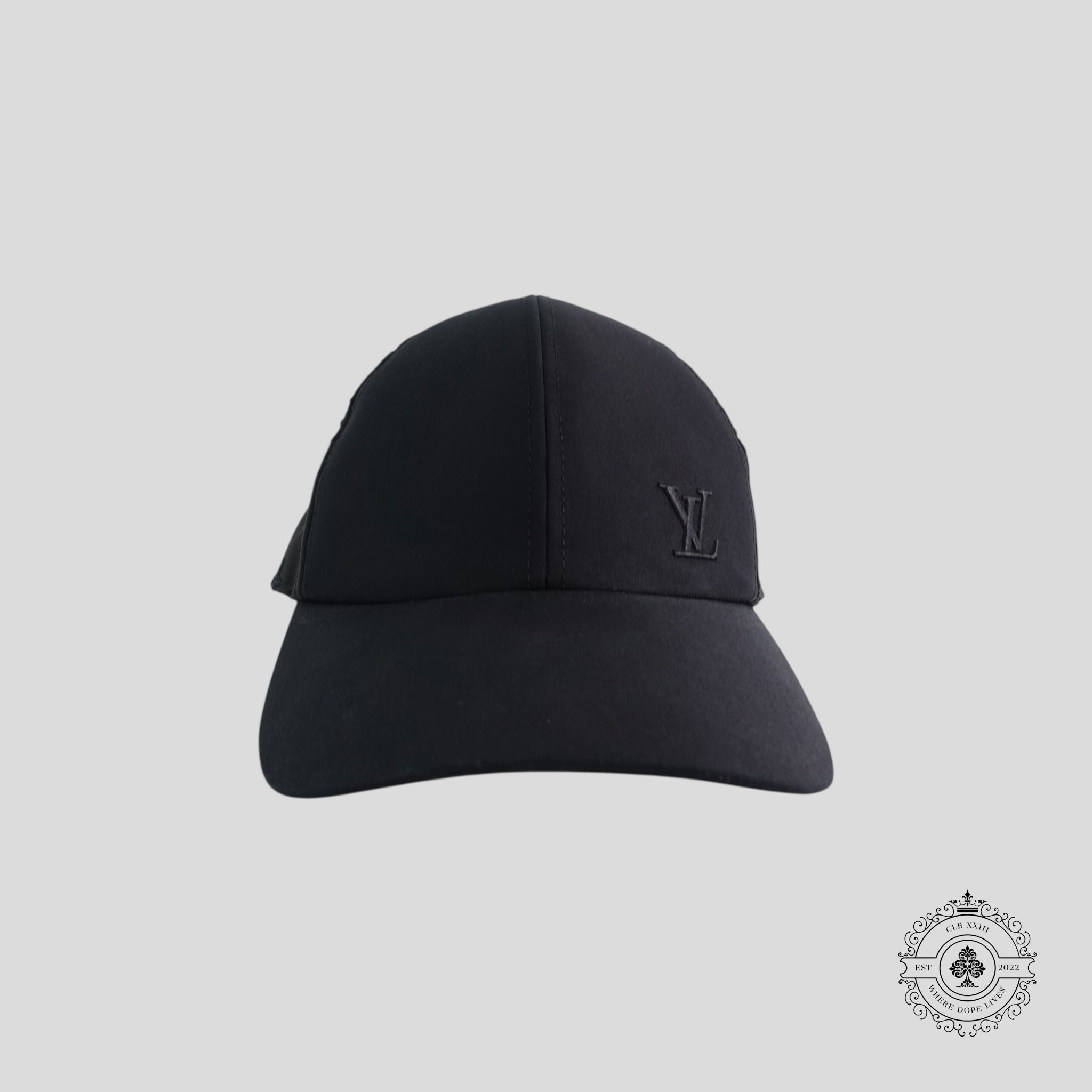 Louis Vuitton Monogram Mesh Baseball Cap in Black