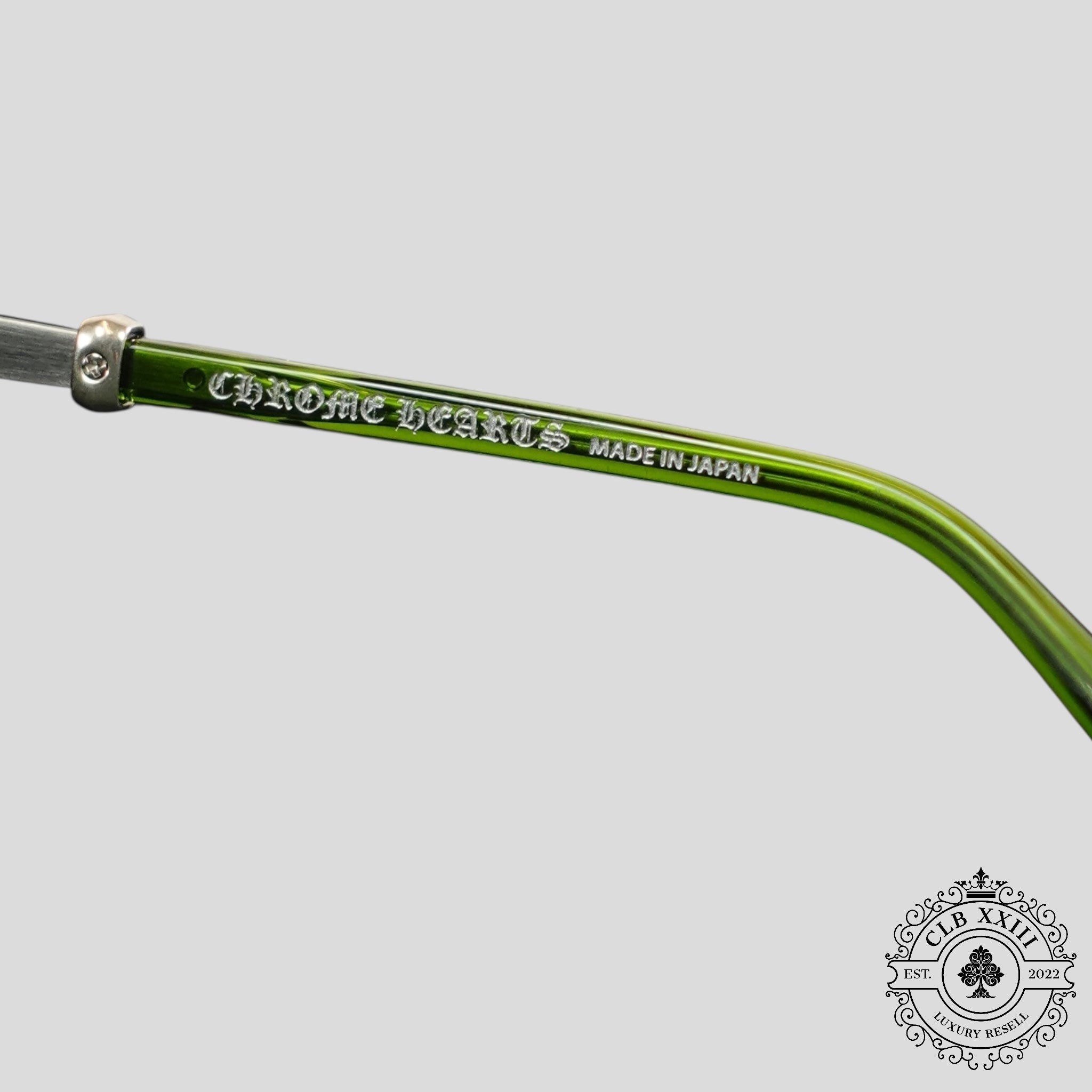 Chrome Hearts Titanasluvr Glasses in Green