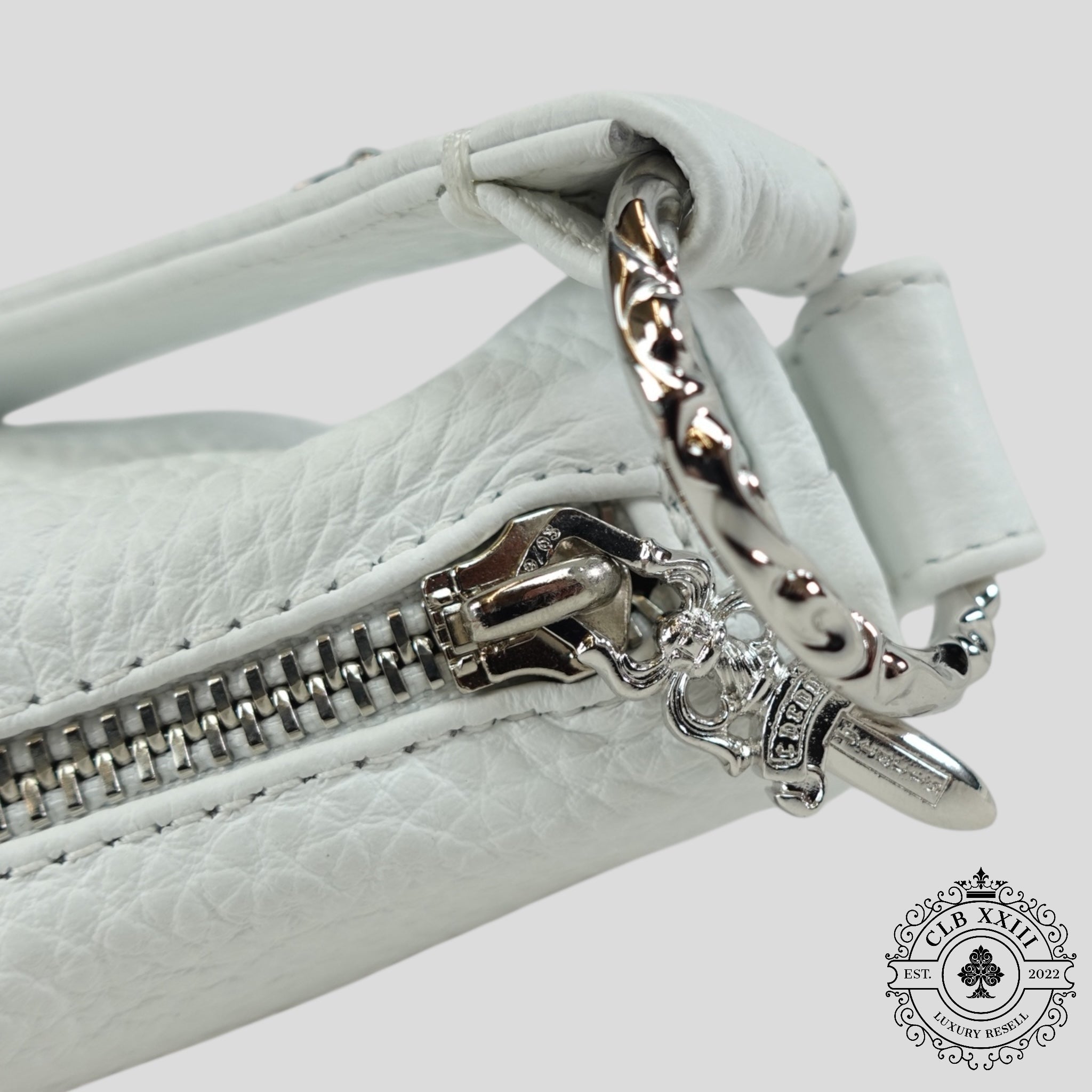 Chrome Hearts Chicken Nugget Bag in White