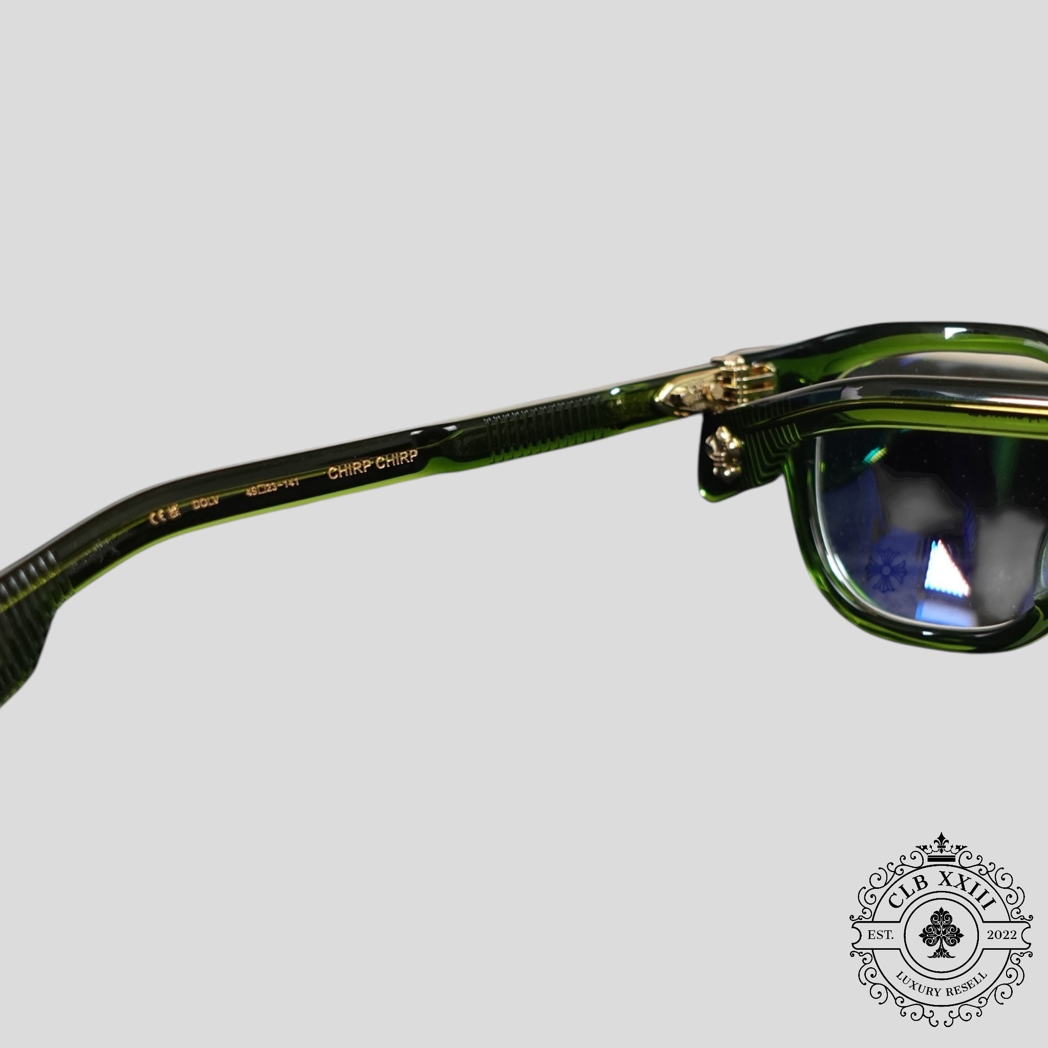 Chrome Hearts Chirp Chirp Glasses in Green