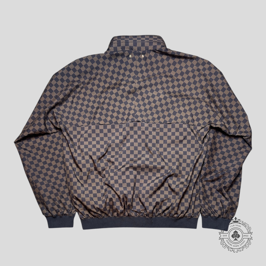 Louis Vuitton Reversible Checkered Damier Windbreaker in Brown