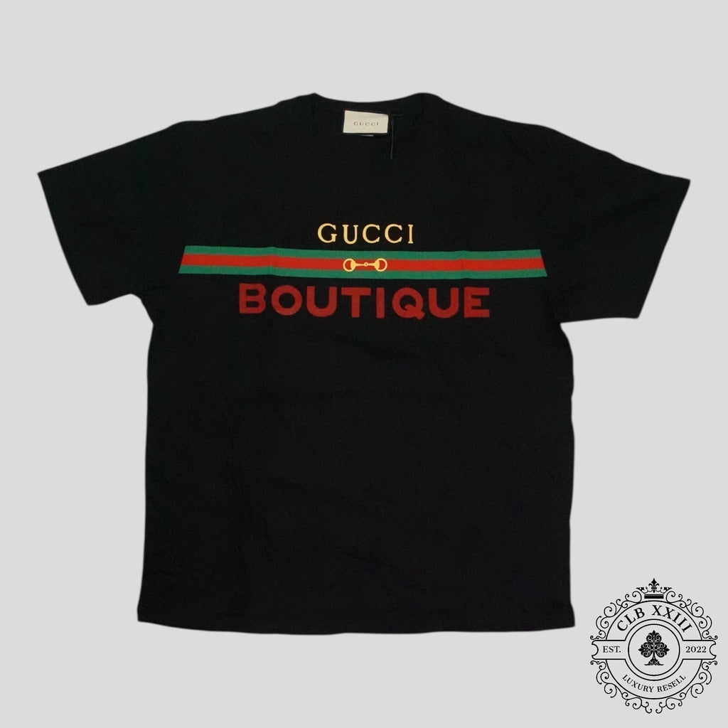 Gucci Boutique Tee in Black