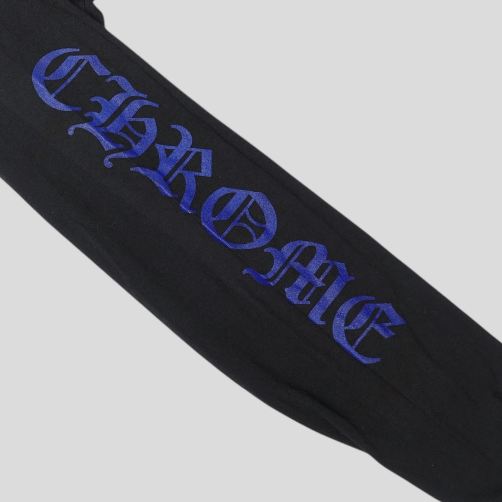 Chrome Hearts Neck Logo Long Sleeve in Black/Blue