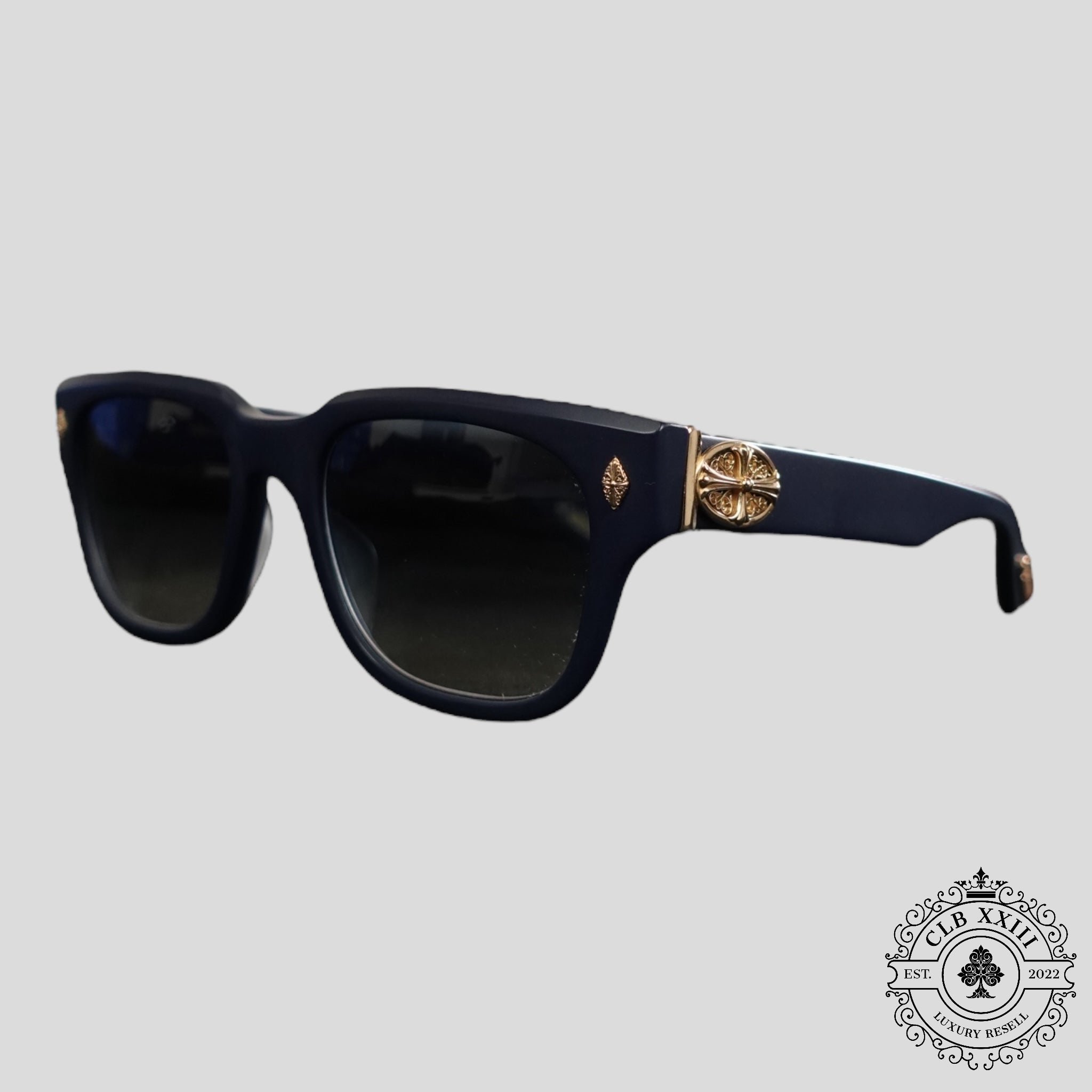 Chrome Hearts Givenhed Sunglasses in Matte Navy
