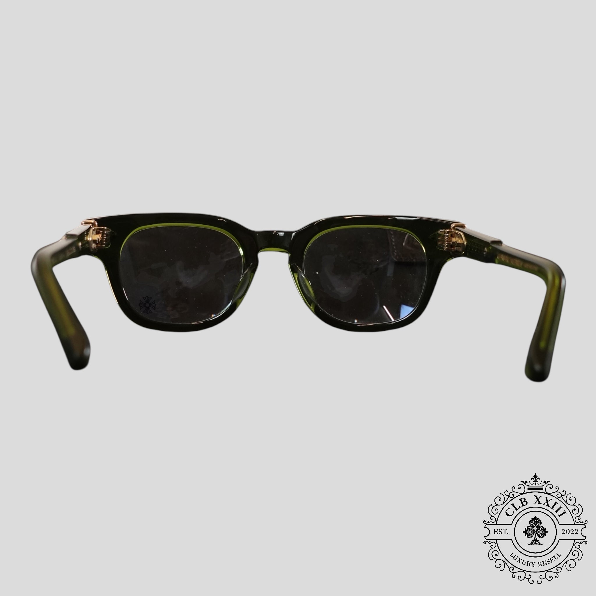 Chrome Hearts Jenna Tail Yea Glasses in Green