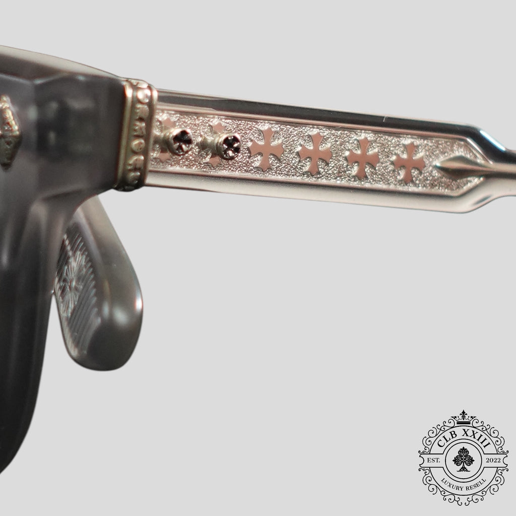 Chrome Hearts Ambidixtrous Glasses in Matte Grey