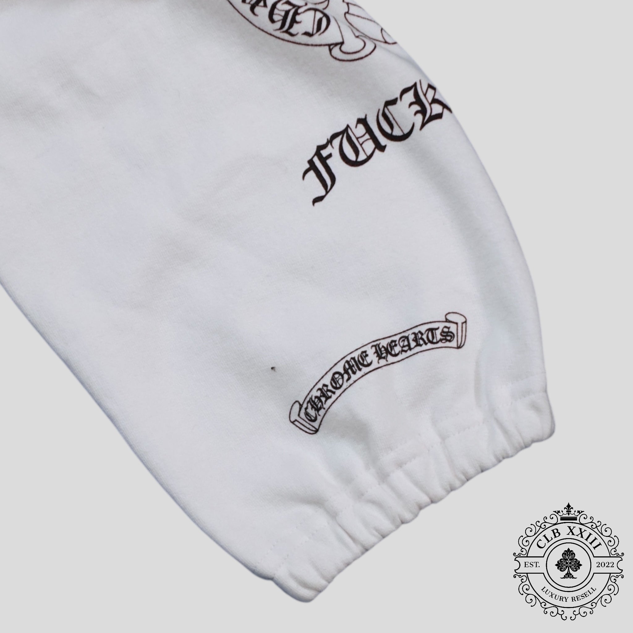 Chrome Hearts Deadly Doll Sweatpants in White