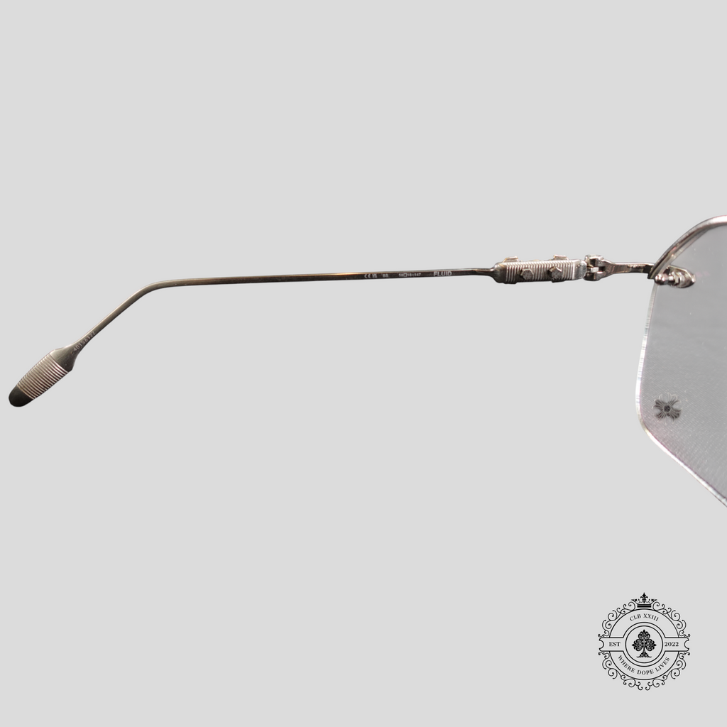 Chrome Hearts Fluid Glasses in Silver