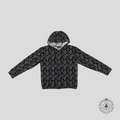 Louis Vuitton X NBA Strategic Flowers Quilted Zip Up Hoodie in Black