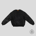 Louis Vuitton Monogram Shearling Crewneck in Grey