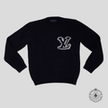 Louis Vuitton LV Intarsia Sweater in Navy Blue