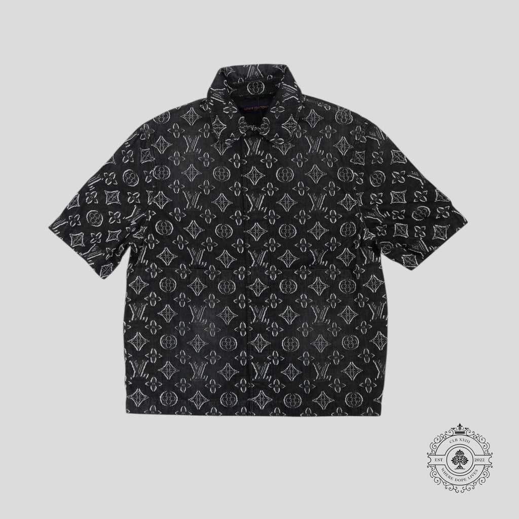 Louis Vuitton Monogram Chambray Shirt in Grey