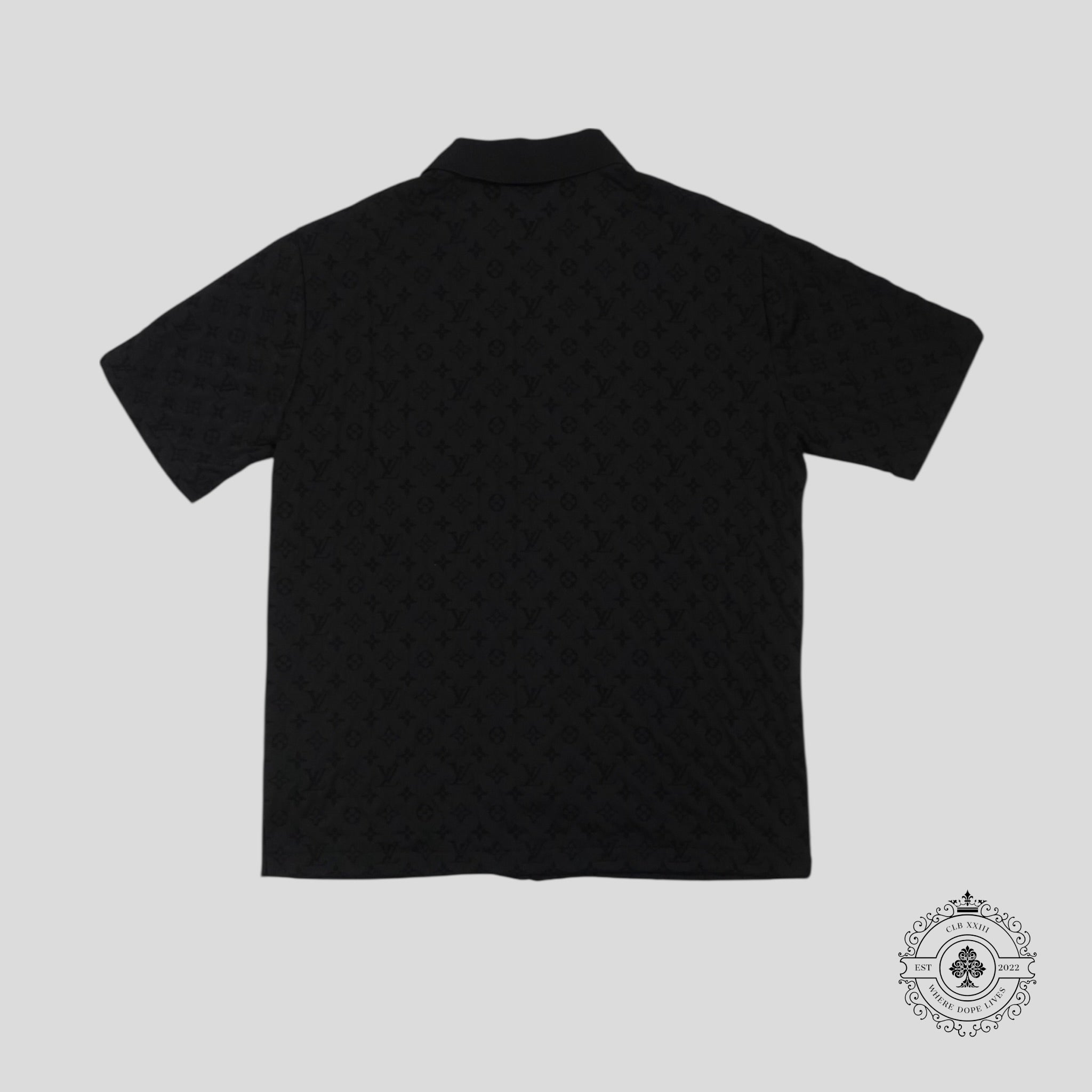 Louis Vuitton X NBA Monogram Button Up Shirt in Black