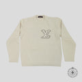 Louis Vuitton LV Jacquard Sweater in Cream