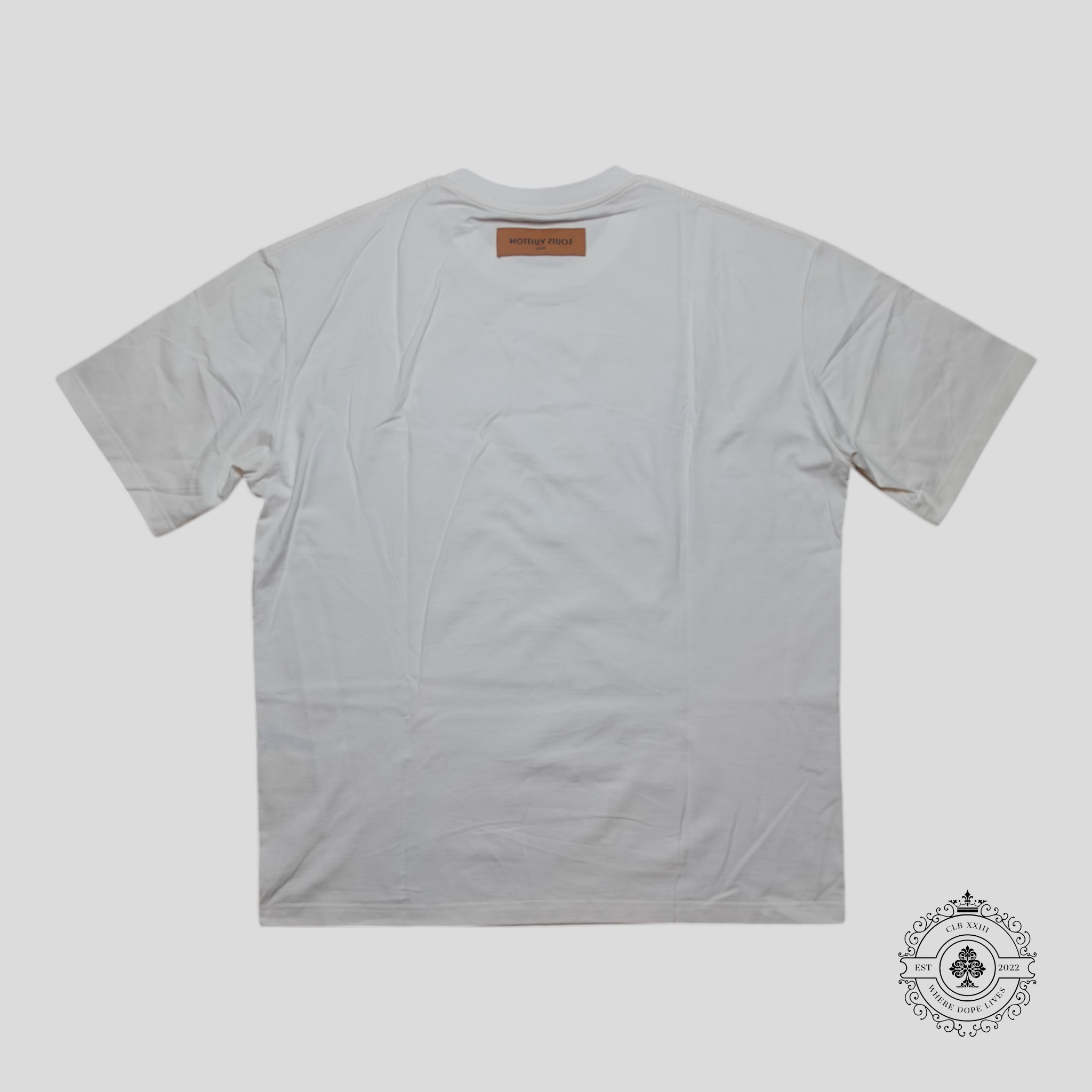 Louis Vuitton Graffiti Logo T-Shirt in White/Multicolor