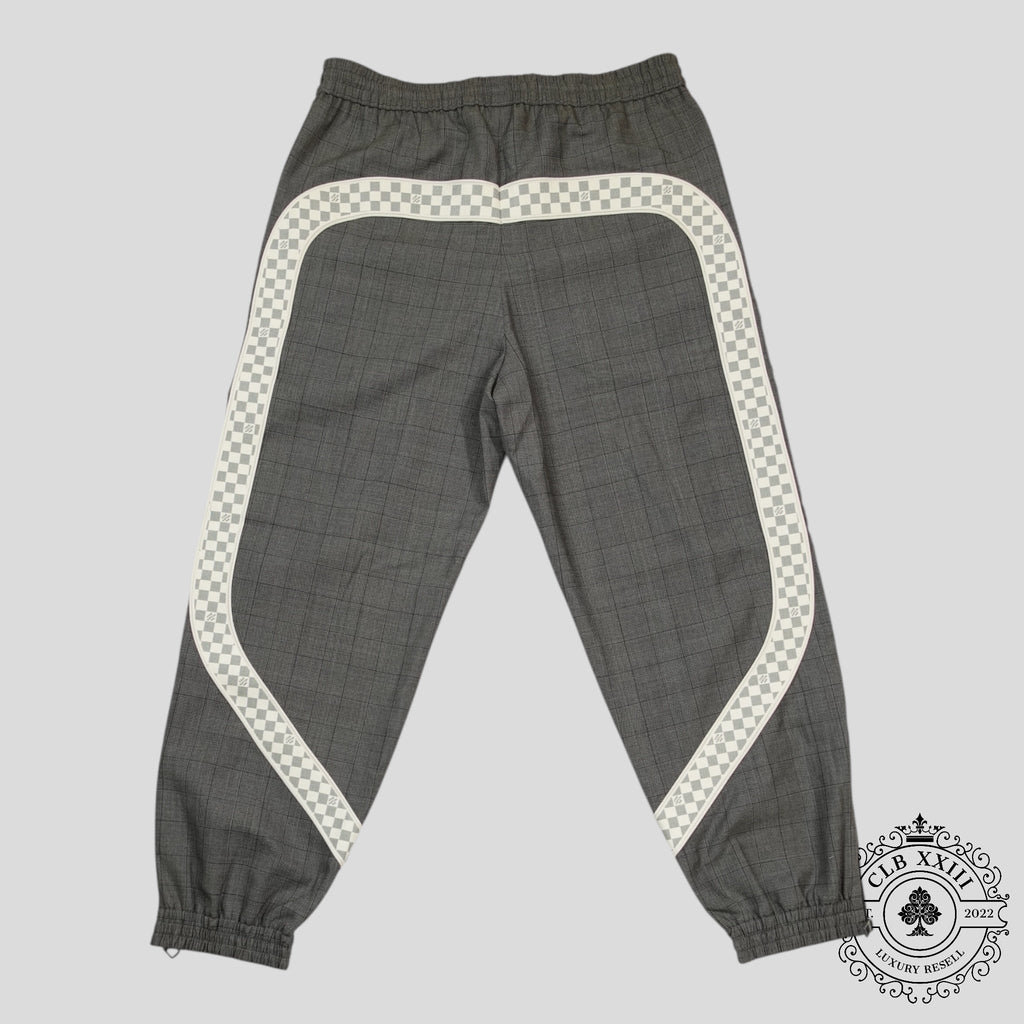 Louis Vuitton Wool Track Pants in Grey