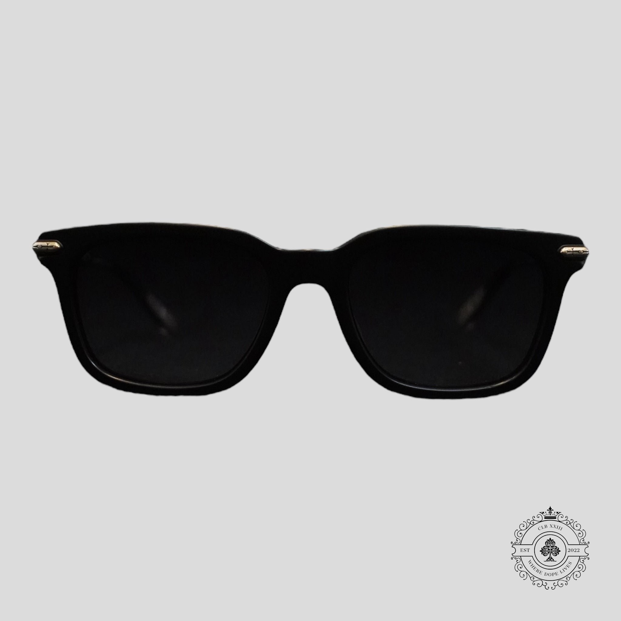 Chrome Hearts Tresticles Glasses in Matte Black/Silver