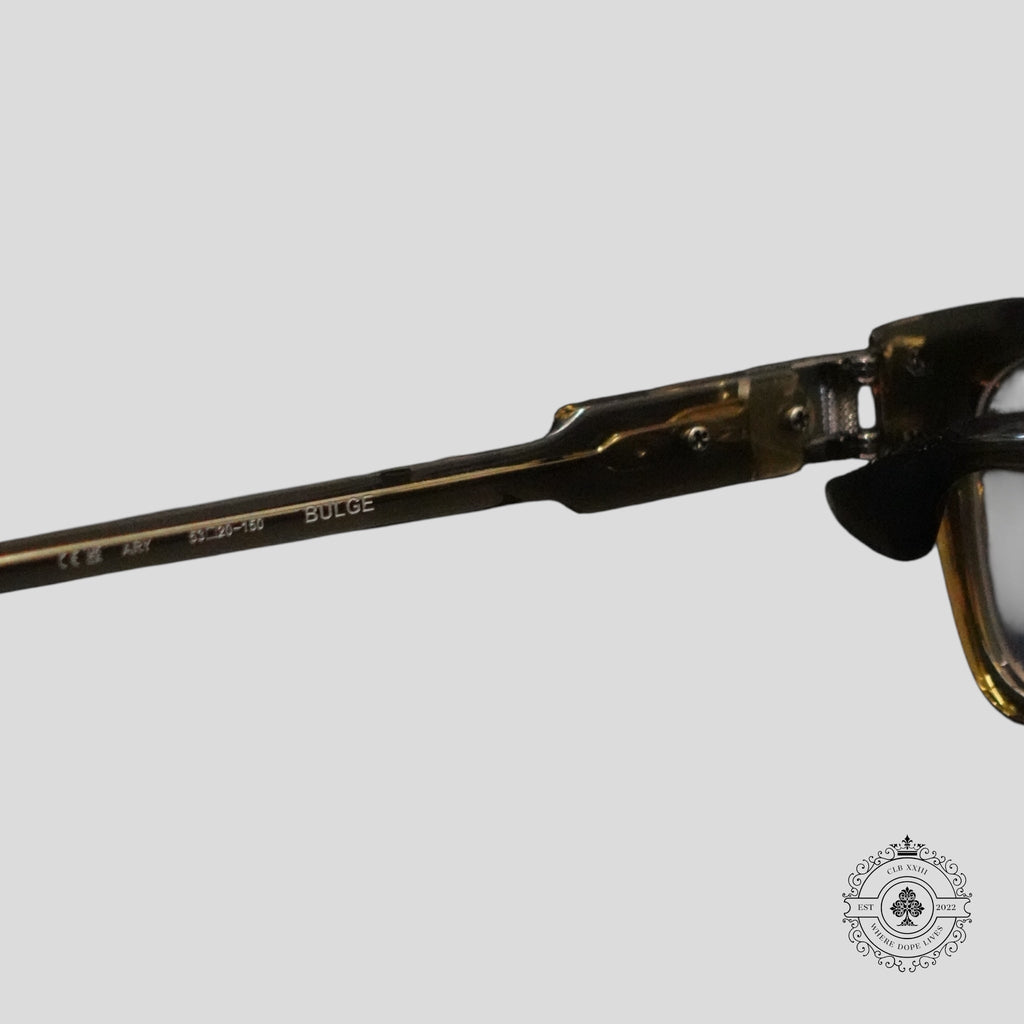 Chrome Hearts Bulge Glasses in Olive/Silver