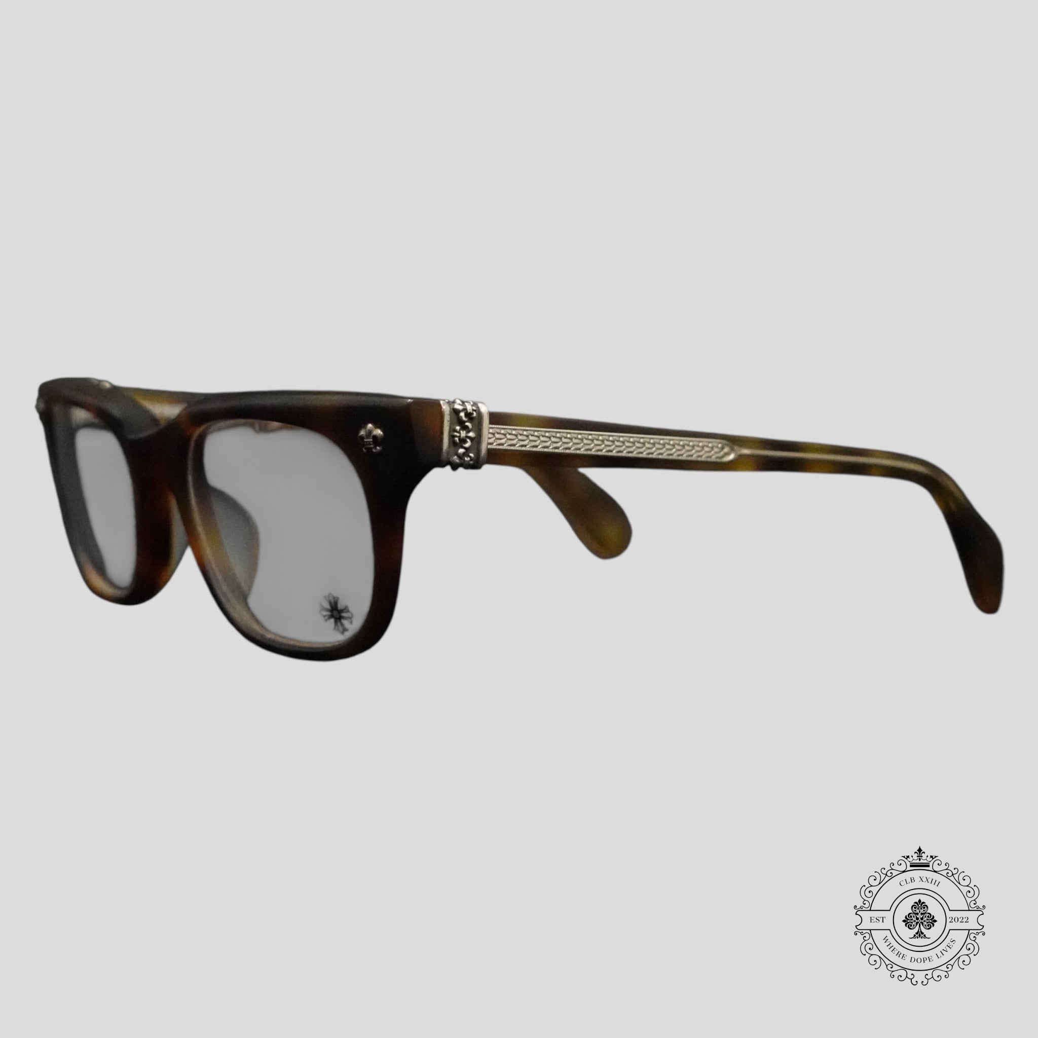 Chrome Hearts Instabutt Glasses in Tortoise Shell/Silver