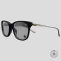 Chrome Hearts JeJe Spot Glasses in Blue/Gold