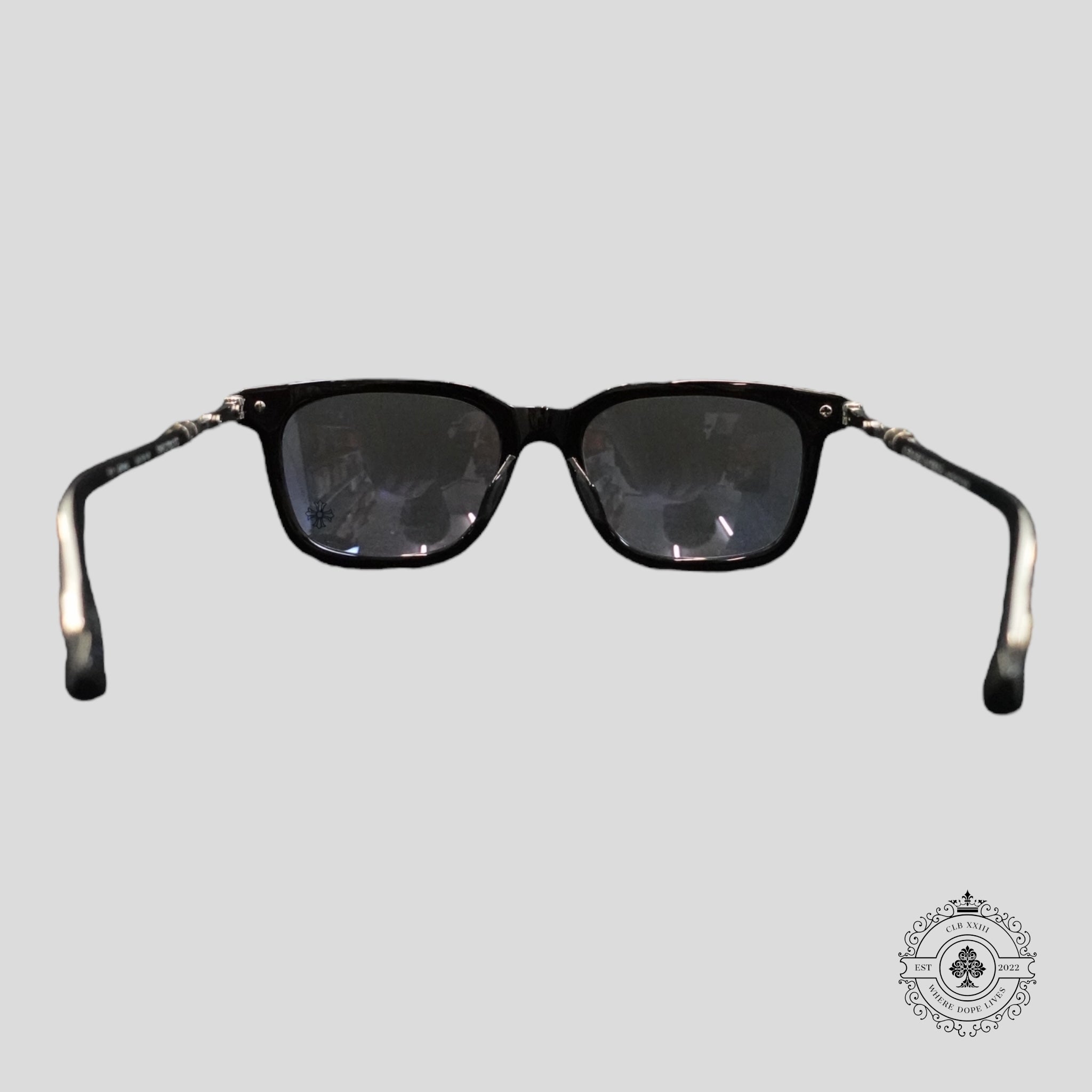 Chrome Hearts Tresticles Sunglasses in Black/Silver